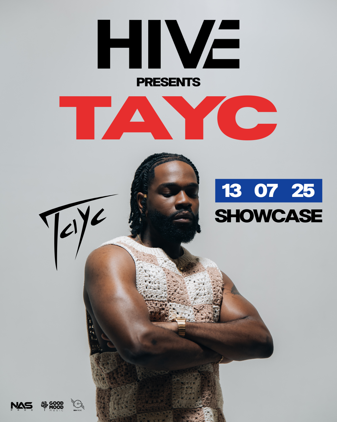 TAYC performing at Hive Club Malta events on July 13 with a romantic R&B vibe and stunning visuals.